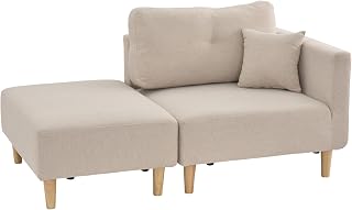 ソファー 2 人 掛け ikea:おすすめ&選び方ガイド 6 Tamaliving, 50006396 Couch Sofa, Fabo, 1P, Ivory, Width 55.5 inches 141 cm, Wooden Legs, 1 Seat, 2 Seats, Ottoman, Freely Combined, Split Sofa, Semi-Finished Product