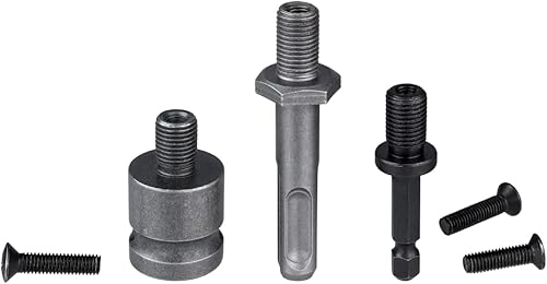 Miniatura 2 de Mesee Juego de extensiones de adaptador de portabrocas de 3 piezas, varilla de conexión 1/2-20UNF de montaje de rosca, vástago hexagonal de cambio