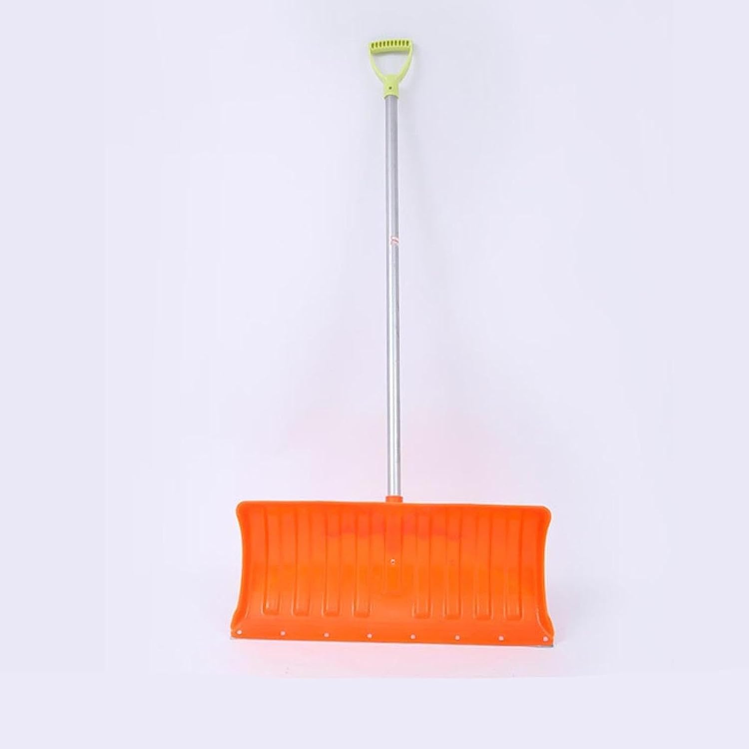 スノースコップハンドツール 25インチ幅 スノープッシャー D型ハンドル付き 道路 裏庭 庭 歩道 ガレージ用