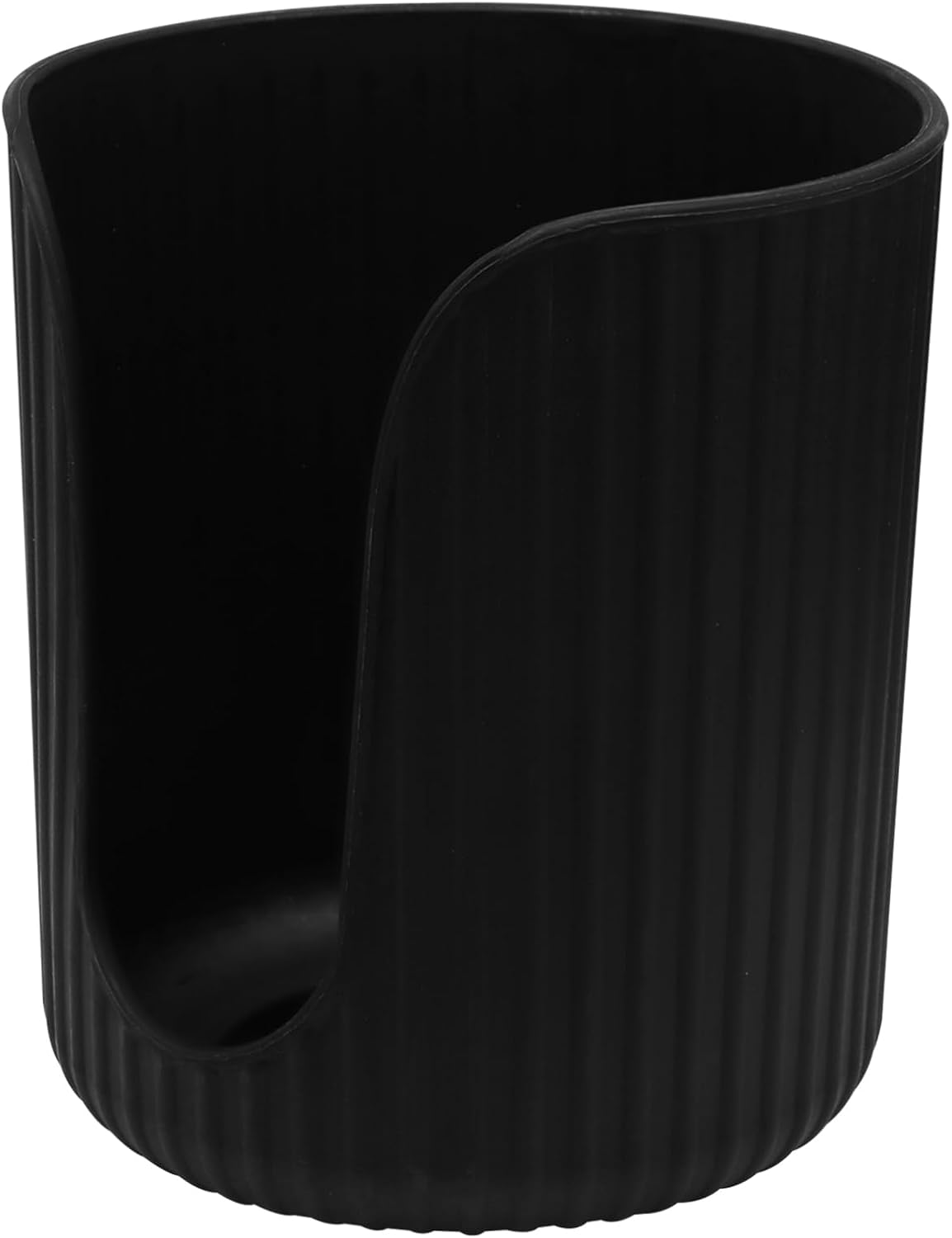 Bathroom Cup Dispenser, Black, 1 Pack