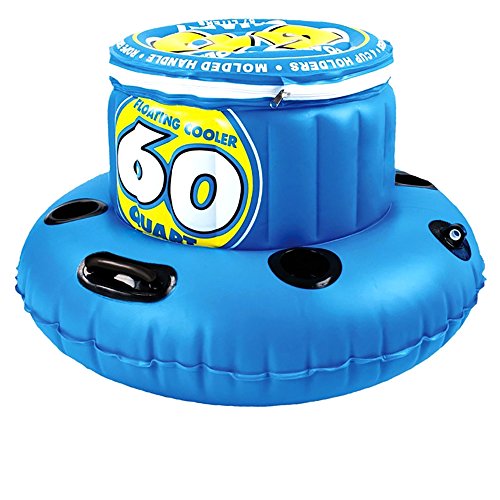 SPORTSSTUFF Inflatable Floating Cooler, 60 Quart