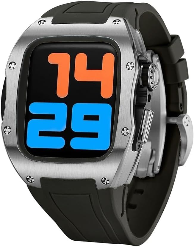 Boîtier montre métal Apple Watch 8 et 7 : protégez votre écran avec style