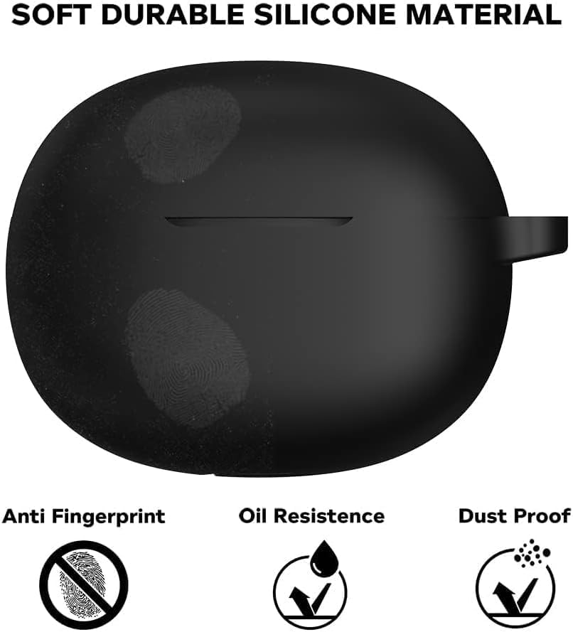 Image of Silicone Case Cover for Realme Buds T200 Lite, Protective Cover (Green)