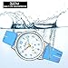 KDM Reloj Niño Niña Reloj Tiempo de Aprender Impermeable Relojes de Pulsera Analógico Deportivos de Cuarzo Azul Reloj Infantil Time Teacher Imagen de KDM Reloj Niño Niña Reloj Tiempo de Aprender Impermeable Relojes de Pulsera Analógico Deportivos de Cuarzo Azul Reloj Infantil Time Teacher