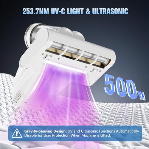 Bed Vacuum Cleaner with UV-C Light