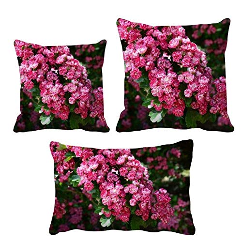 Parure de coussin fleurs roses DIYthinker pour deco maison - 2