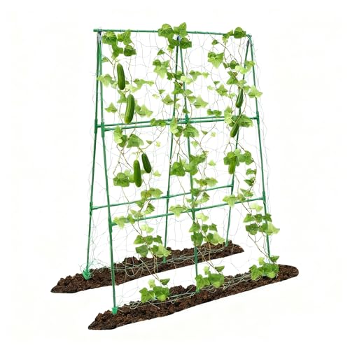 POPSEA Cucumber Trellis for Raised Bed, 32 Inches