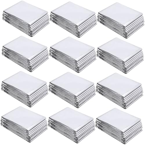 ANDRESLAD 12 Hojas Película Reflectante para Jardín Película Térmica Resistente para Invernadero Lámina Reutilizable para Protección de Plantas Exteriores Resistente Viento y Frío para