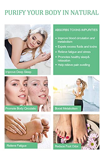 Foot Pads | Ginger Foot Pads For Your Good Feet | Foot And Body Care | Apply, Sleep & Feel Better | All Natural & Premium Ingredients For Best Combination & Results | 20 Pcs #TOP4