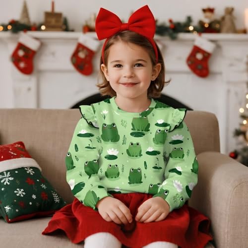 Long Sleeve Sweatshirt for Girls Casual Crew Neck Pullover Tops School Sports Sweatshirts Fall Winter Clothes3