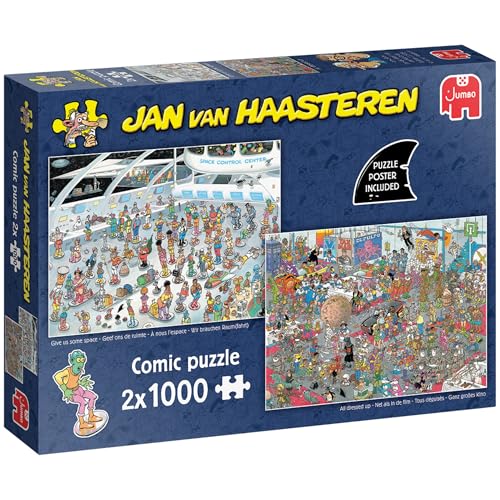Jan Van Haasteren 1000 Piece Puzzles - Give Us Some Space & All Dressed Up