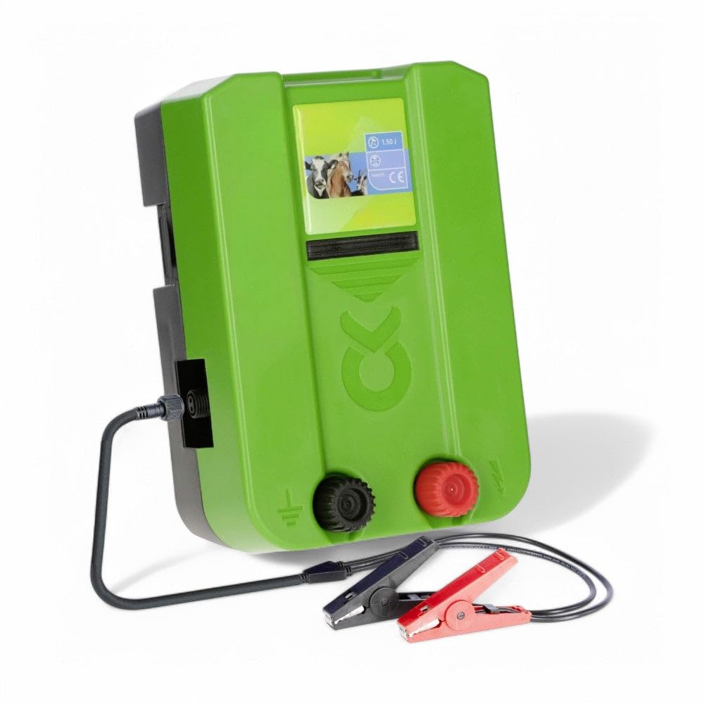 Elettrificatore alimentazione rete elettrica 220V e batteria ricaricabile esterna da 12V per animali