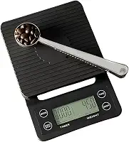 Balança Digital De Alta Precisão Para Café E Infusões Até 5kg Barista Temporizador