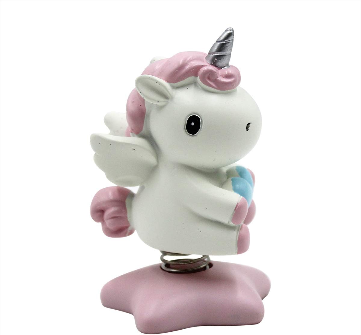 mossty Unicorn Furnishing Articles Resin Decor Cute Ornaments for Car Home Office Desktop Decoration