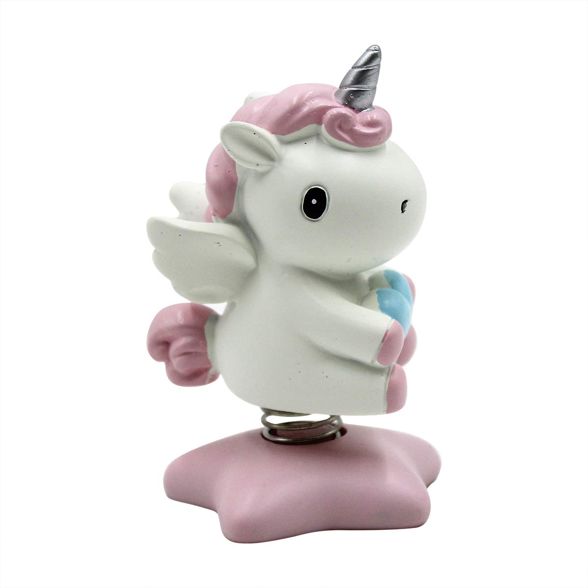 mossty Unicorn Furnishing Articles Resin Decor Cute Ornaments for Car Home Office Desktop Decoration
