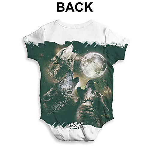 TWISTED ENVY Funny Baby Clothes Wolfpack Moon2