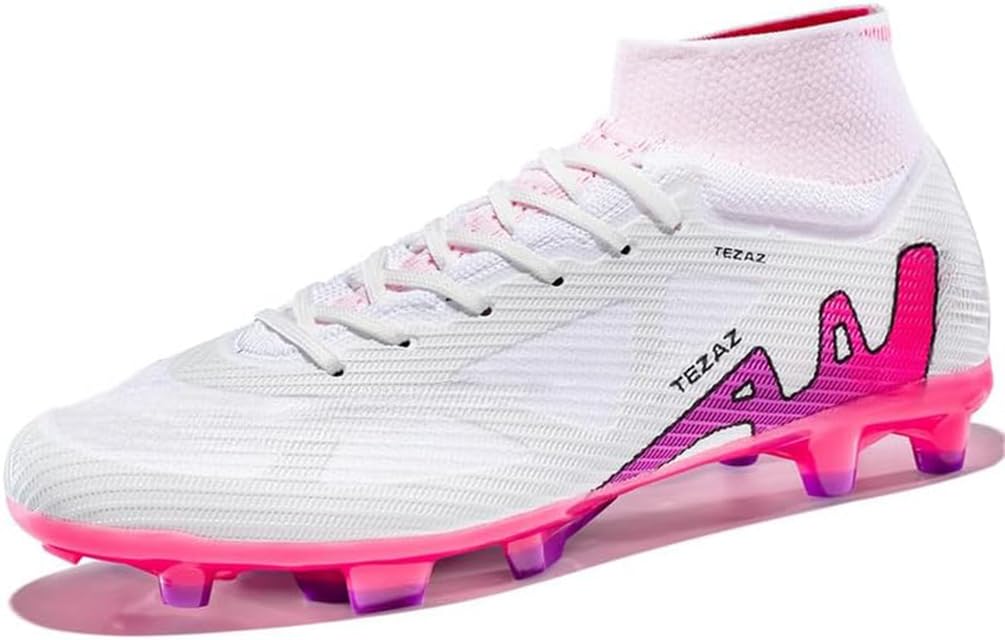 Crampon Foot Homme Chaussures de Football Professionnel Antidérapant Athlétisme Entrainement Football de Crampon Sport (KBA-K25, 44EU)