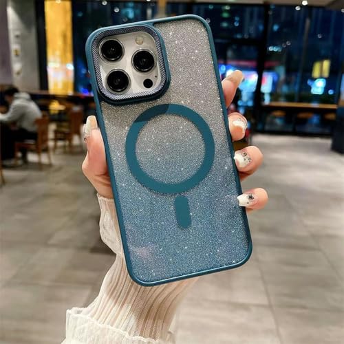 Housse iPhone 11 Pro magnétique bleue anti-choc qui résout vos recharges