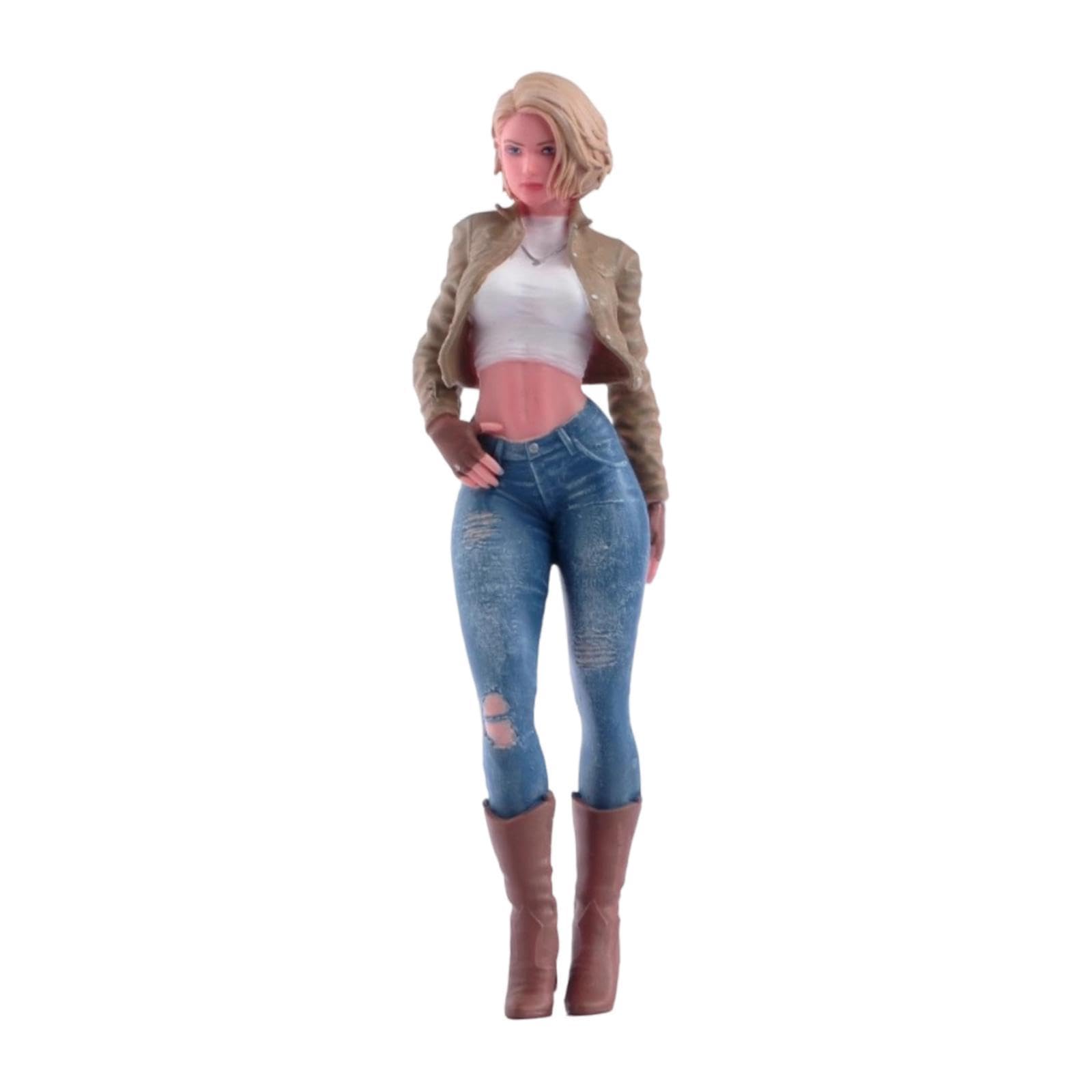 Miniatura Modello Ragazza Figura Scenica Miniatura Personaggio in Resina Adatta Ad Accessorio Scenografico Cameretta Giochi Fantasia Plastico