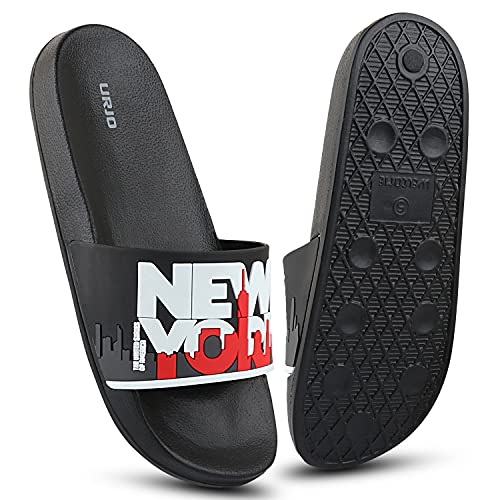 Image of URJO Kids's Sliders /Slippers Lightweight Super Flexible Arch Support Durable Anti Skid & Stylish Dailywear Sliders /Slippers for Boy's & Girl's