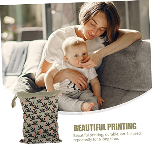 Bolsa impermeable organizador para pañales Toddmomy miniatura 6