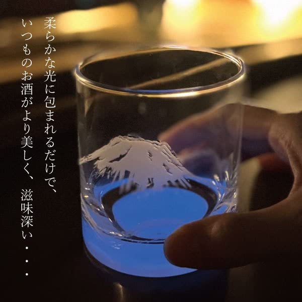 ★最終価格★蓄光ルナウェア月のグラス グリーン ・ブルー蓄光グラス セット ☆最終価格☆蓄光ルナウェア月のグラス グリーン ・ブルー蓄光グラス