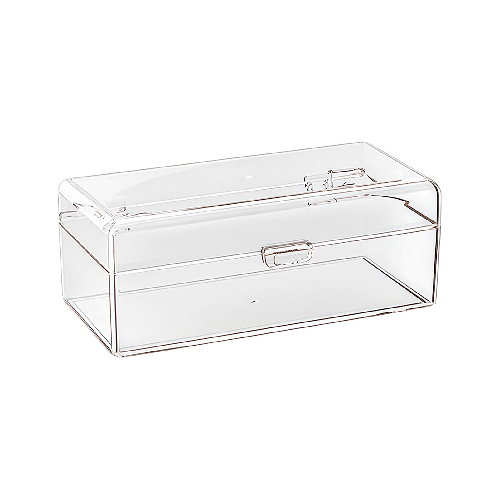 Tmboryuu Decorative Hair Accessory Organiser Transparency Storage Container with Lid Ribbons Bobbles Little Girls Kids Hair Accessories Planner