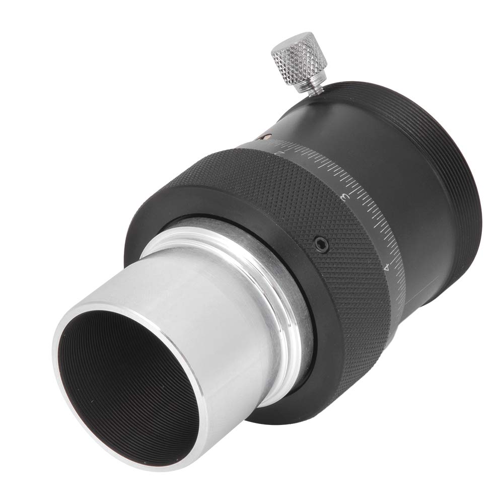 Goshyda Focheggiatore Elicoidale, Corsa di Messa a Fuoco in Lega di Alluminio 10 Mm 1.25 Pollici Regolazione Fine Elicoidale 0,05 Mm Focheggiatore Ad Alta Precisione