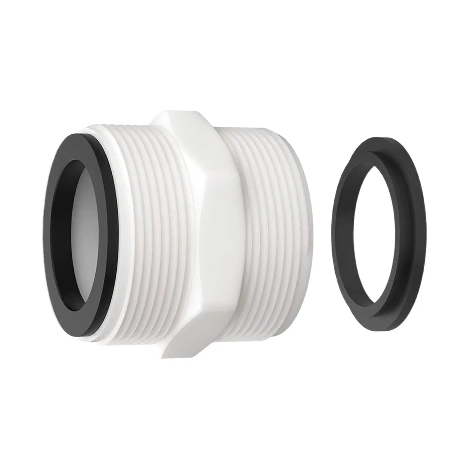 Adaptateur de Tuyau Piscine 1.5 Pouces avec 2 Joints Remplacement Pompe Durable