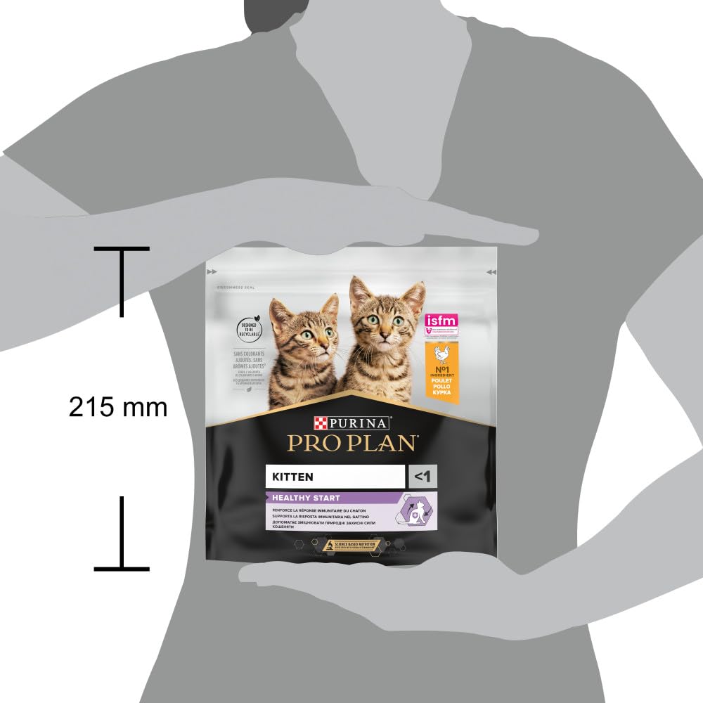 Purina Pro Plan pienso para gato Original Kitten con Optistart Pollo 8 x 400 g