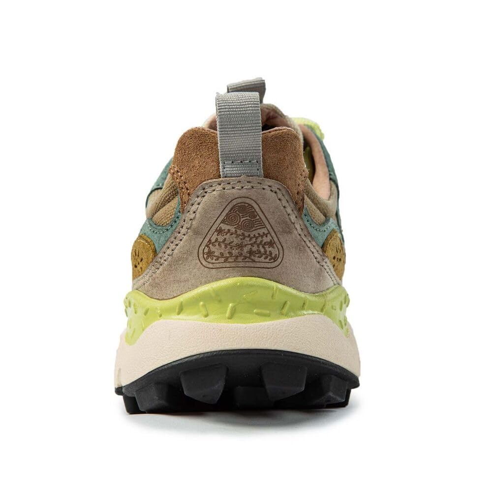 FLOWER MOUNTAIN Yamano 3 Uni Zapatillas Deportivas Retro Running, Multicolor Washed Grey White Light, Nailon y Ante, Ligeras y Cómodas