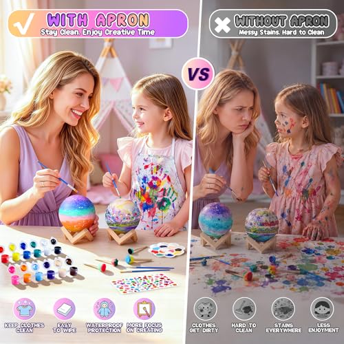 Pourbibi Bastelset Kinder ab 6 7 8 9 10 Jahre,Geschenke Mädchen, Space Kit – Ansicht 5