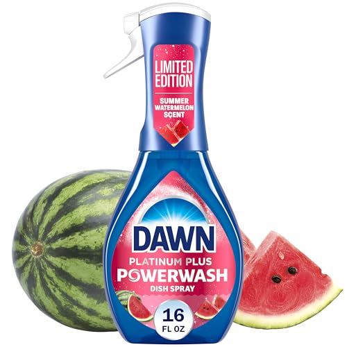 Image of Dawn Powerwash Spray, Dish Soap, Dishwashing Liquid, Summer Watermelon, 1 Starter Kit, 16 Fl Oz