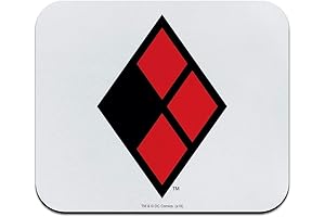Harley Quinn Diamond Logo Low Profile Thin Mouse Pad