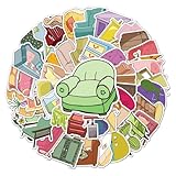 Furniture Stickers 50PCS Children and Teenagers Waterproof Vinyl Decals for Bike Water Bottles Laptop Bicycle Refrigerator Cup Luggage Computer Mobile Phone Skateboard Party Rewards (Colourful)