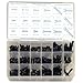 Alloy Steel Socket Cap Screw Assortment with Internal Hex Drive (255 Pieces), Plain Finish, Metric, With Case