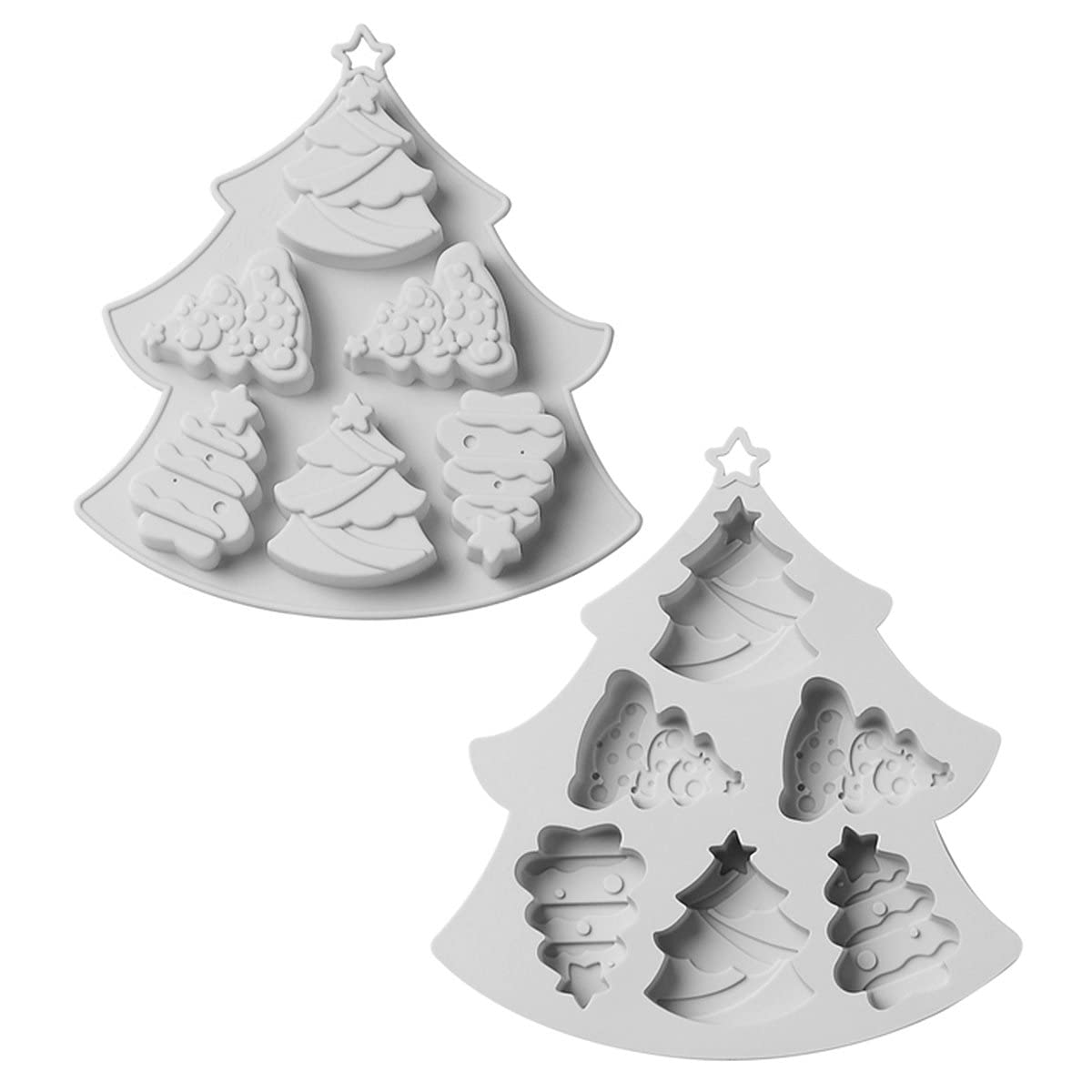 Stampo in silicone per cubetti di ghiaccio e cottura a mano, 9 cm, Halloween, carnevale e feste a tema (3 forme
