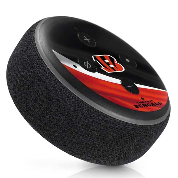 Skinit Decal Audio Skin Compatible with Amazon Echo Dot 3 - Officially Licensed NFL Cincinnati Bengals Design