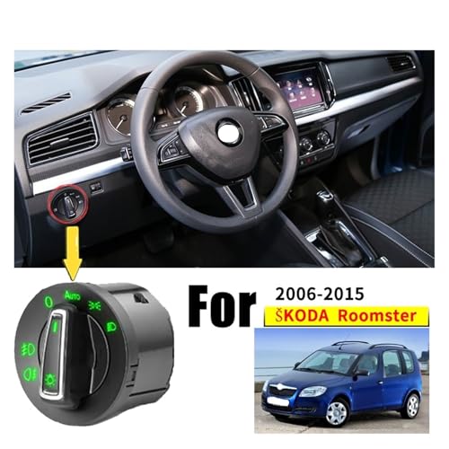 Interrupteur de phare avec commande antibrouillard et mode automatique Skoda