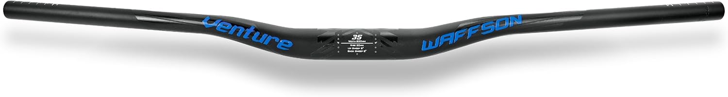 WFS Venture 35 x 820mm Handlebar 20mm Rise, Black x Blue