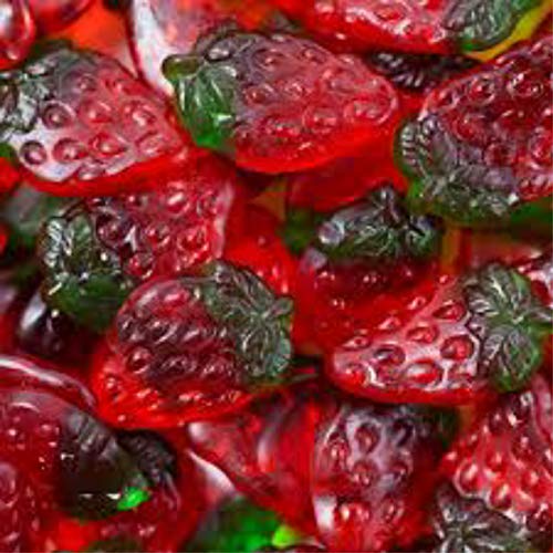 Strawberries Sweets | Gummy Red Giant Strawb Treats | Halal (200G)