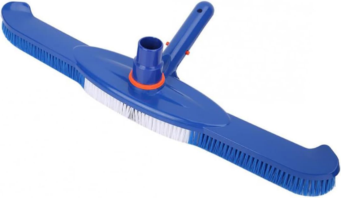 Garneck 1pc Pool Brush Pool Broom Pools Debris Wall Pool Cleaning Brush Round Swimming Pool Equipment Scrubbing Heavy Duty Brush Cleaner Brush Blue