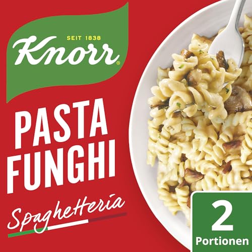 Knorr Spaghetteria Nudel-Fertiggericht Pasta Funghi leckeres Nudelgericht fertig in 6 Minuten 2 Portionen (10 Stück) – Bild 5