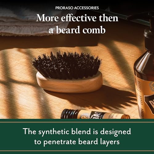 Proraso Military Beard Brush - Detangling & Styling Tool for Men - Image 3