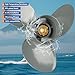 VRIWOY Aluminum Outboard Boat Propeller 15x15, 14.8x17, 14.25x19 Fit for Honda Engines 115HP 135HP 150HP 200HP 225HP 250HP, 15 Spline Tooth RH” (15 Dia x 15 Pitch (OEM: 58130-ZY3-015AH))