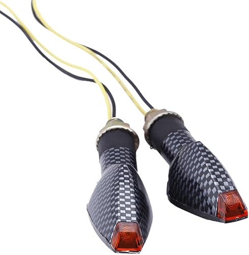 Miniatura 2 de DREAMIZER 4 unids Universal Motocicleta LED Señales de Giro Luces Delanteras Luces Luces Indicadoras Parpadeadores Parpadeadores Luz ámbar para