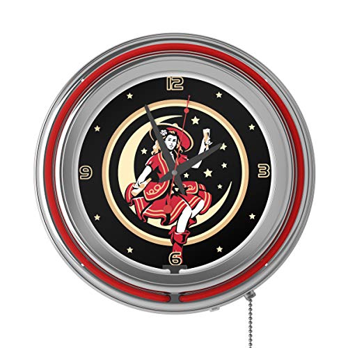 Miller High Life Girl In The Moon Vintage 14 Inch Neon Clock #TOP1