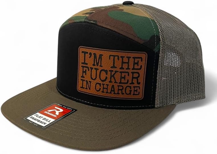 I'm The F in Charge Funny Daddy Trucker Hat