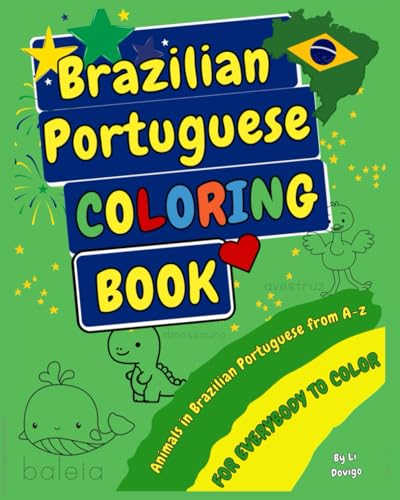Brazilian Portuguese Coloring Book
