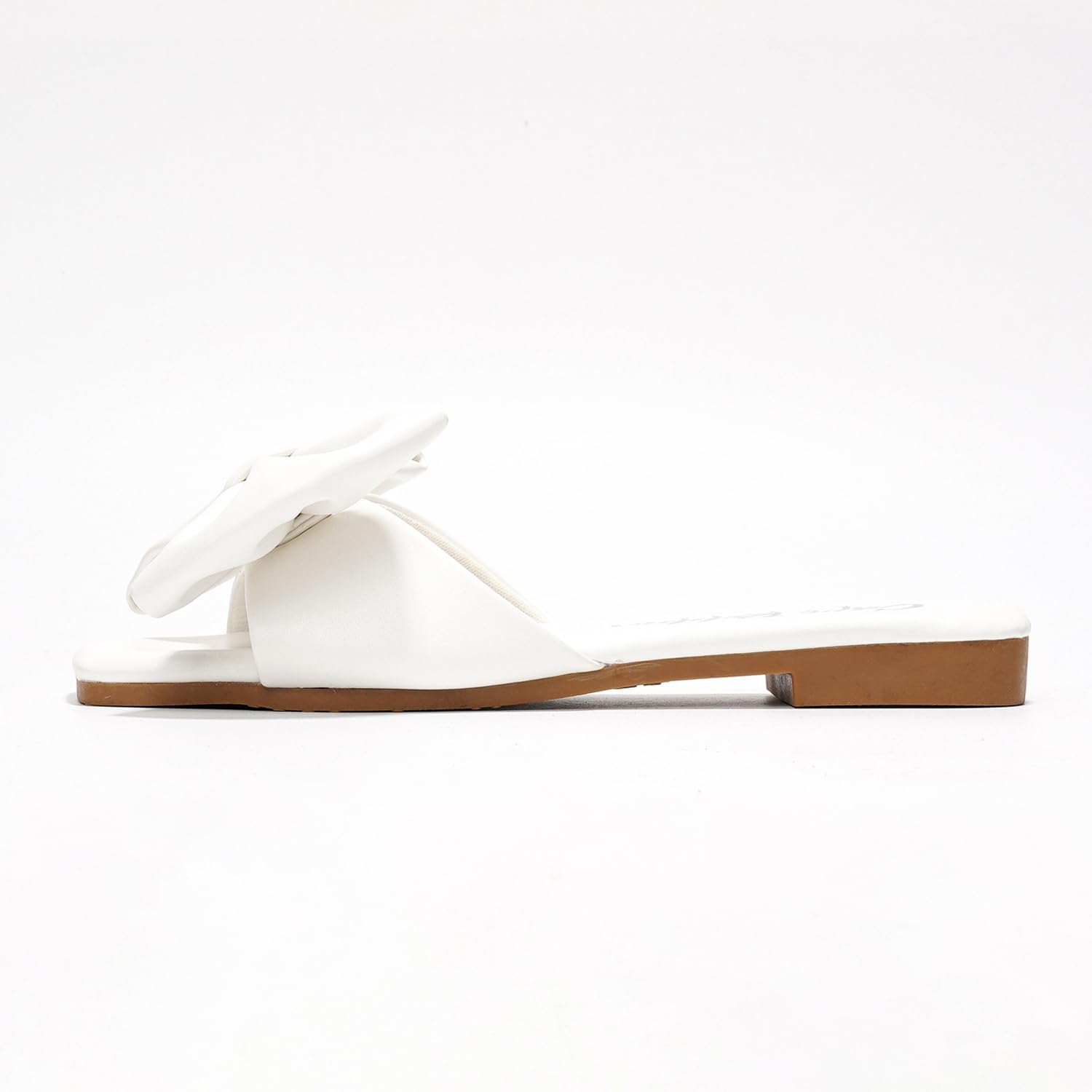 Cape Robbin Juju Sandals Slides for Women, Womens Mules Slip On Shoes with Bow - Sandals Slides for Women, Womens Mules Slip On Shoes with Bow - Image 3